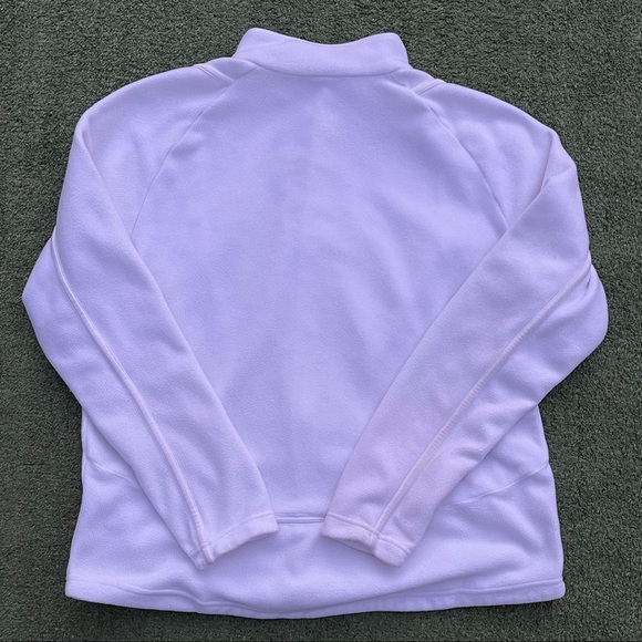 NIKE Kids XL 16/18 Fleece Zip Up Jacket Preowned white activewear casual - Picture 2 of 4